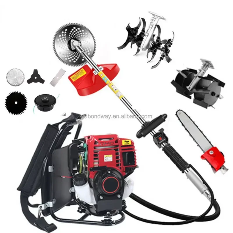 4 Stroke High Power Long Pole Lawn Mower Efficient Grass Trimmer for Garden Yard Maintenance Cutting Tool Efficient Long