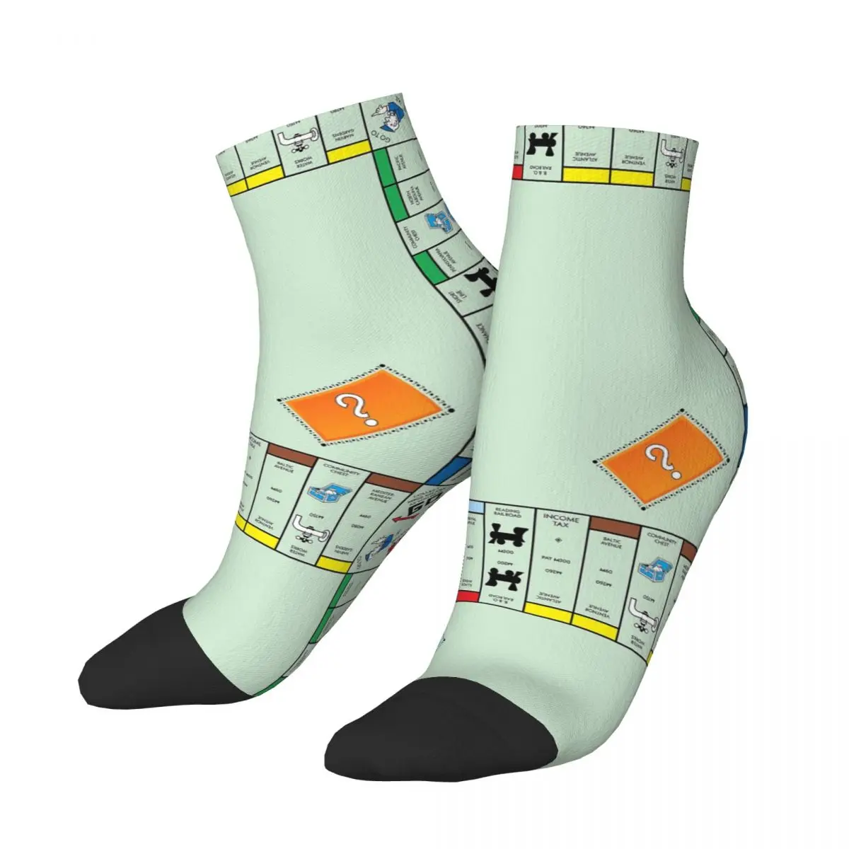 Board Game Board- Monopoly Socks Harajuku Super Soft Stockings All Season Socks Accessories for Man's Woman's Christmas Gifts