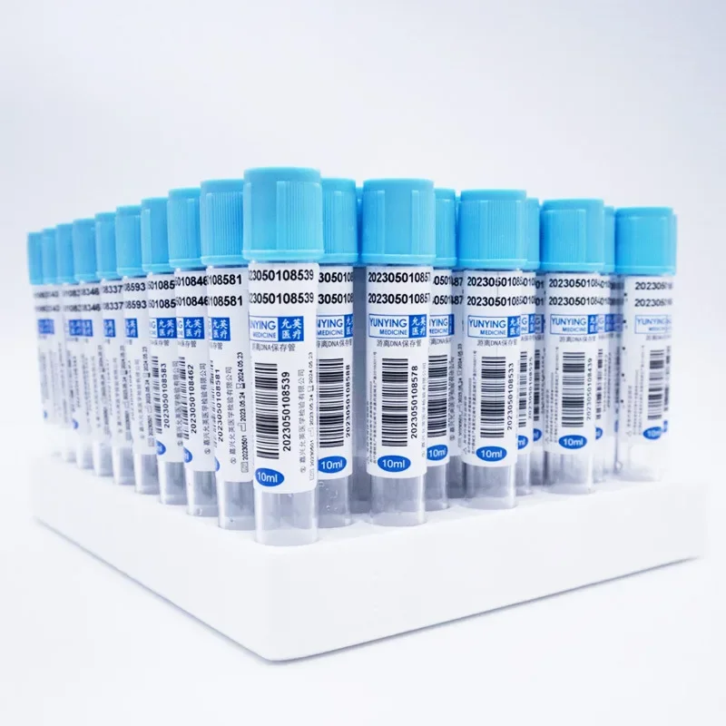 

20PCS Free DNA preservation tube 10ml non-invasive screening gene testing tube vacuum blood collection tube