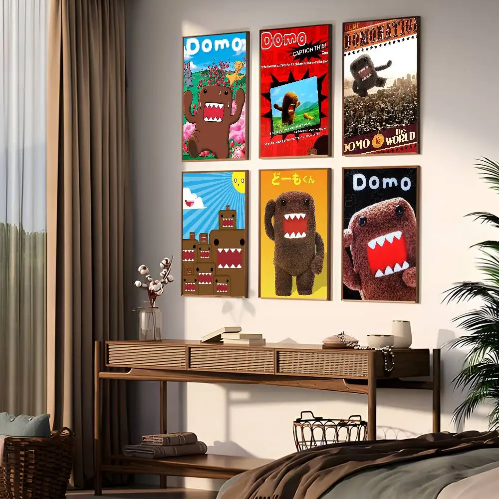 Cute Domo-Kun Classic Movie Posters HD Quality Poster Wall Art Painting Study Nordic Home Decor