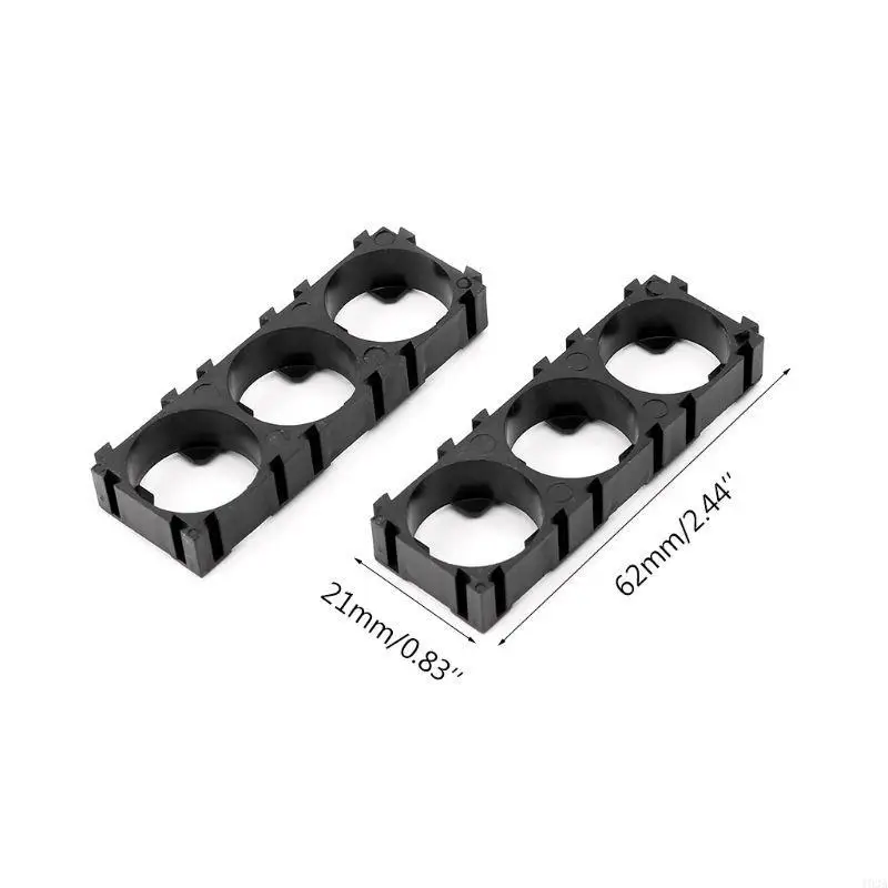 193A 20Pack 18650 Battery Holder Bracket Cell Safety Anti Vibration Plastic Cylindrical Brackets For 18650 Lithium Batteries