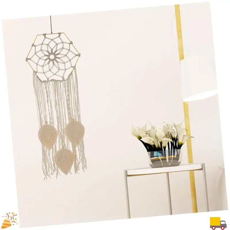 Gouden Bruiloft Krans Decor 10 Stuks Zeshoekige Dream Catcher Frame Levert Middelpunt