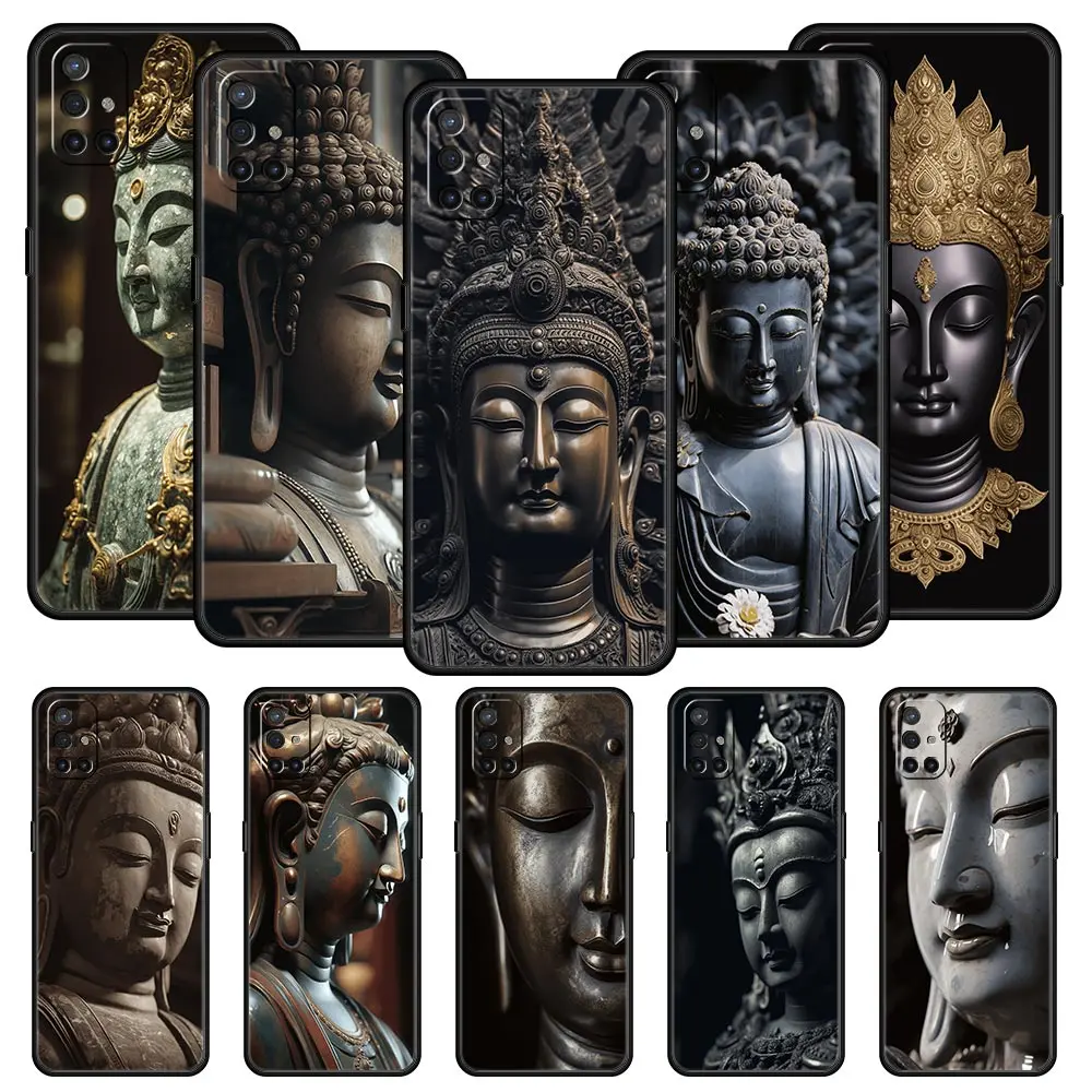 Buddha Stone Statue Phone Case For OnePlus 15 13 12 11 10 9 8 15T 13T 10T 7T Pro 13R 12R 9RT 8T Nord 4 N10 2T CE 2 3 5G Cover