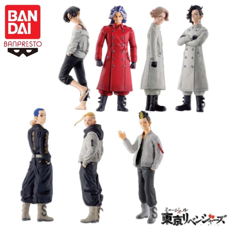 Auf Lager Bandai Original Banpresto Tokyo Revengers Actionfigur Modellpuppe Brandneue verpackte Anime-Charaktere