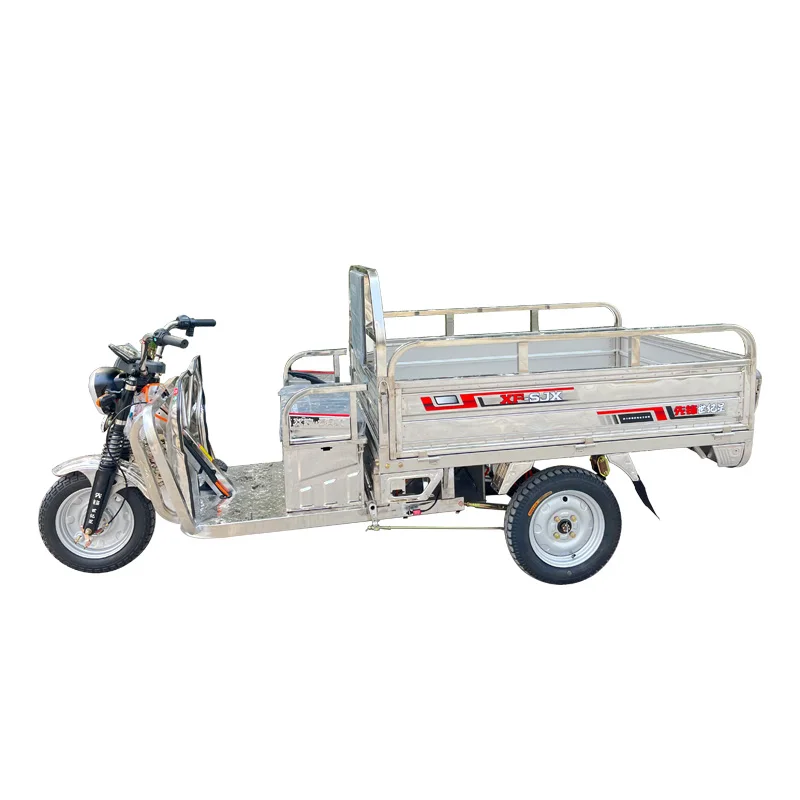 Agriculture Cargo 1200W Carrier Electric Adult Tricycle Cargo Tricycle Electric Agricultural With Cabin