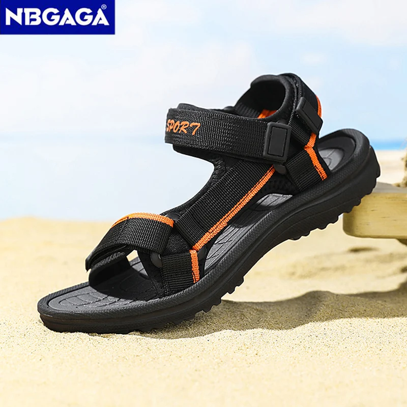 Summer Children\'s Breathable Sport Sandals Lightweight Casual Beach Shoes 5-16Years Boys Outdoor Non-slip Open Toe Sandals