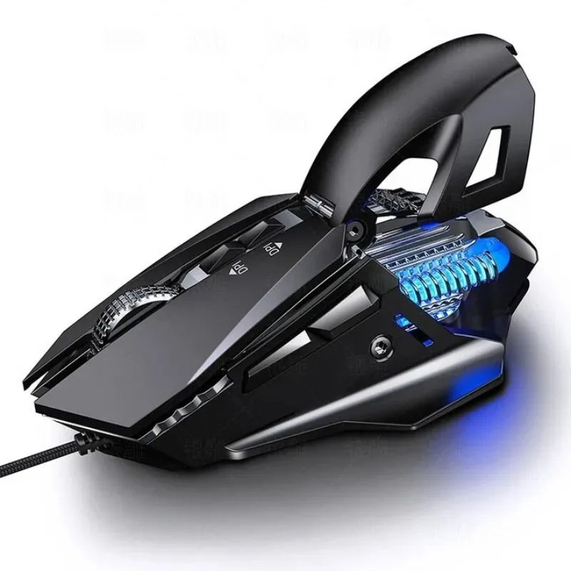 Eating Chicken PlayerUnknown's Battlegrounds Mouse Macro Automatic Press Gun Gaming Mouse Wired Mechanical Mouse