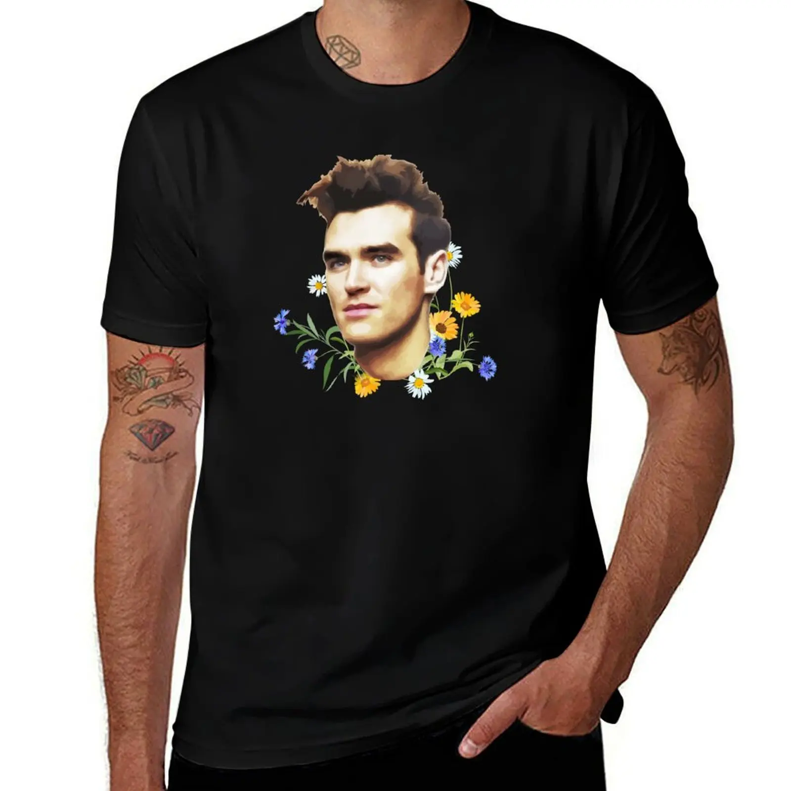 

Morrisey - The Smiths Fan Art T-Shirt t shirt men 100% cotton luxury brand t shirts for man graphic vintage T-Shirt