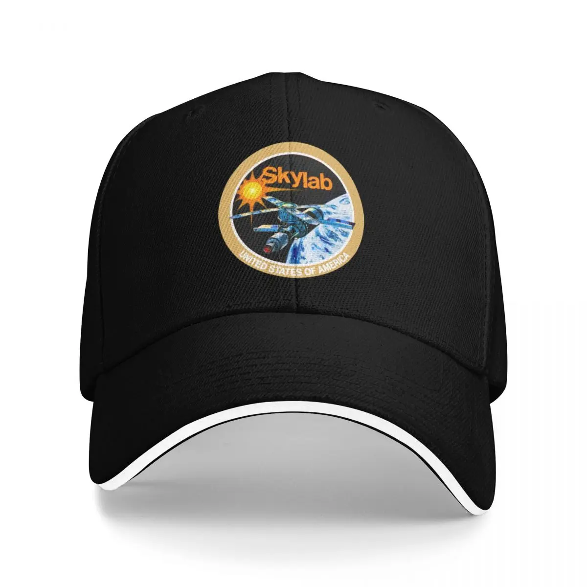 

SKYLAB America's first space station Baseball Cap Golf Hat Man Bobble Hat men's big size hat Gentleman Women's Men's