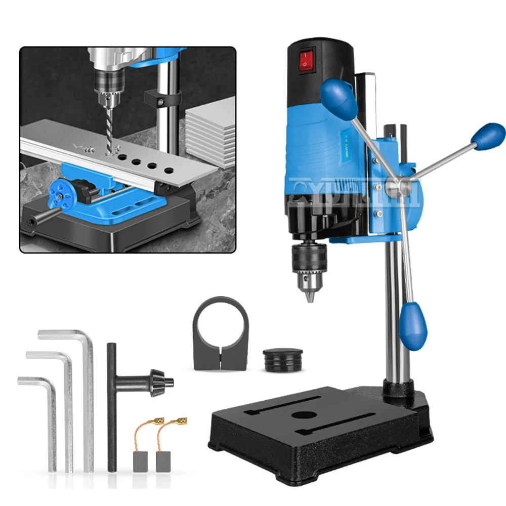 Micro bench drill high speed drilling machine precision milling machine family car beads tools 220V small drilling machine