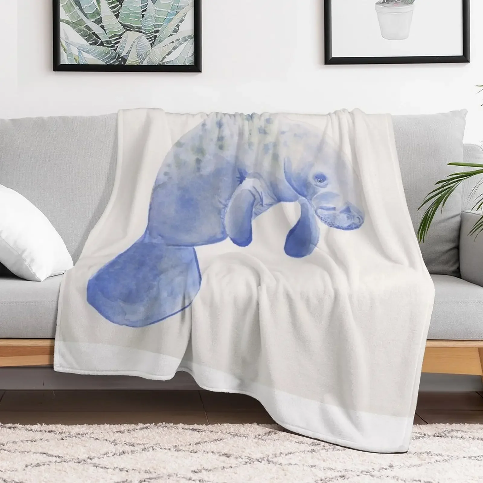 Manatee Throw Blanket For Sofa Thin Extra Large Throw Blankets