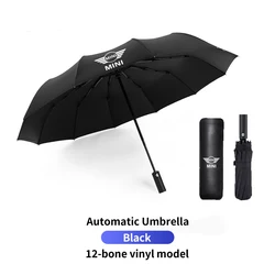 Auto Logo Umbrella Auto Folding Windshield Sunshade Umbrella For MINI Cooper One JCW Clubman R57 R58 R59 R60 R50 R53 WORKS