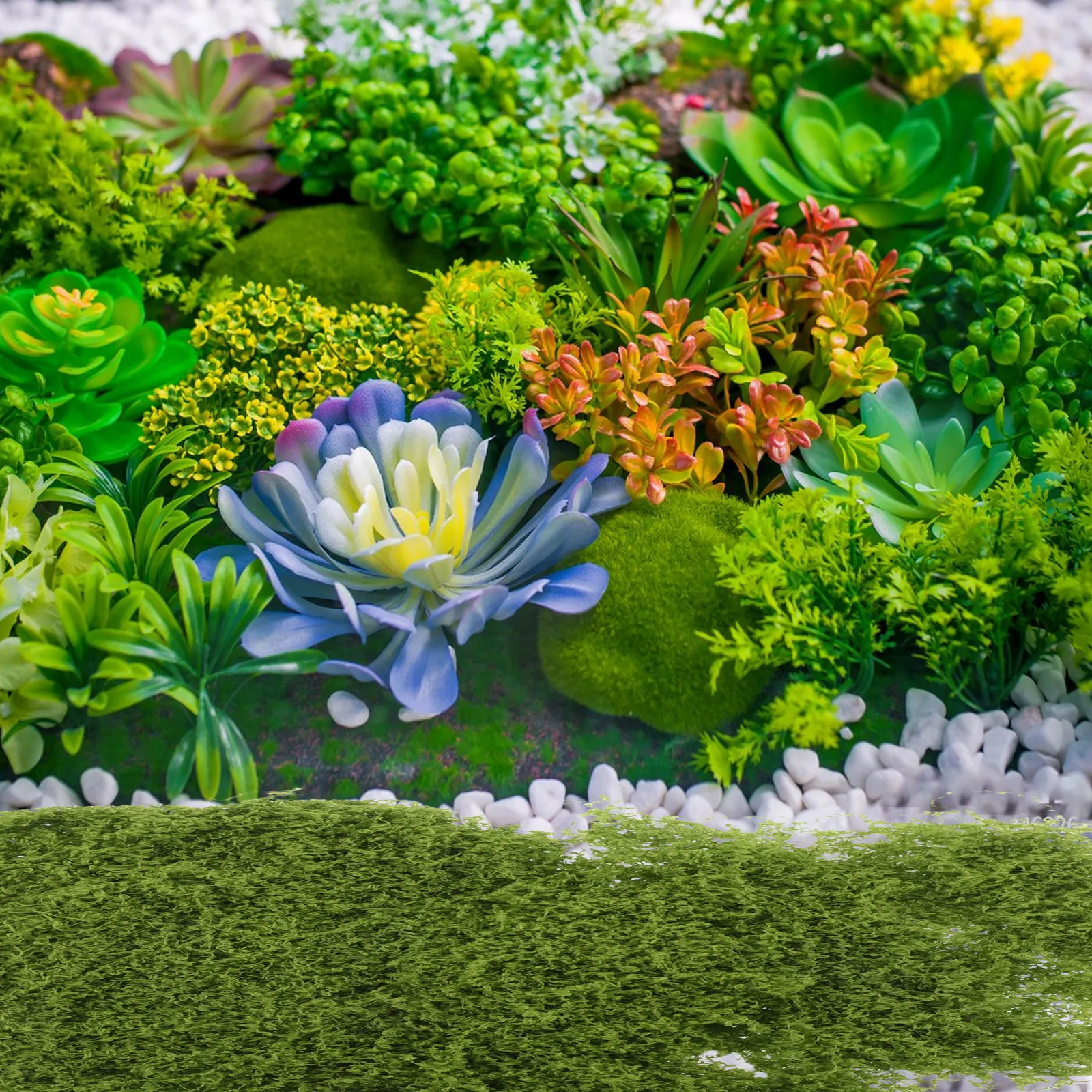 

Искусственный мох для газона, реалистичная имитация травы для комнатных растений, террариумов, поделок, декоративного ландшафта, наполнитель для сказочного сада