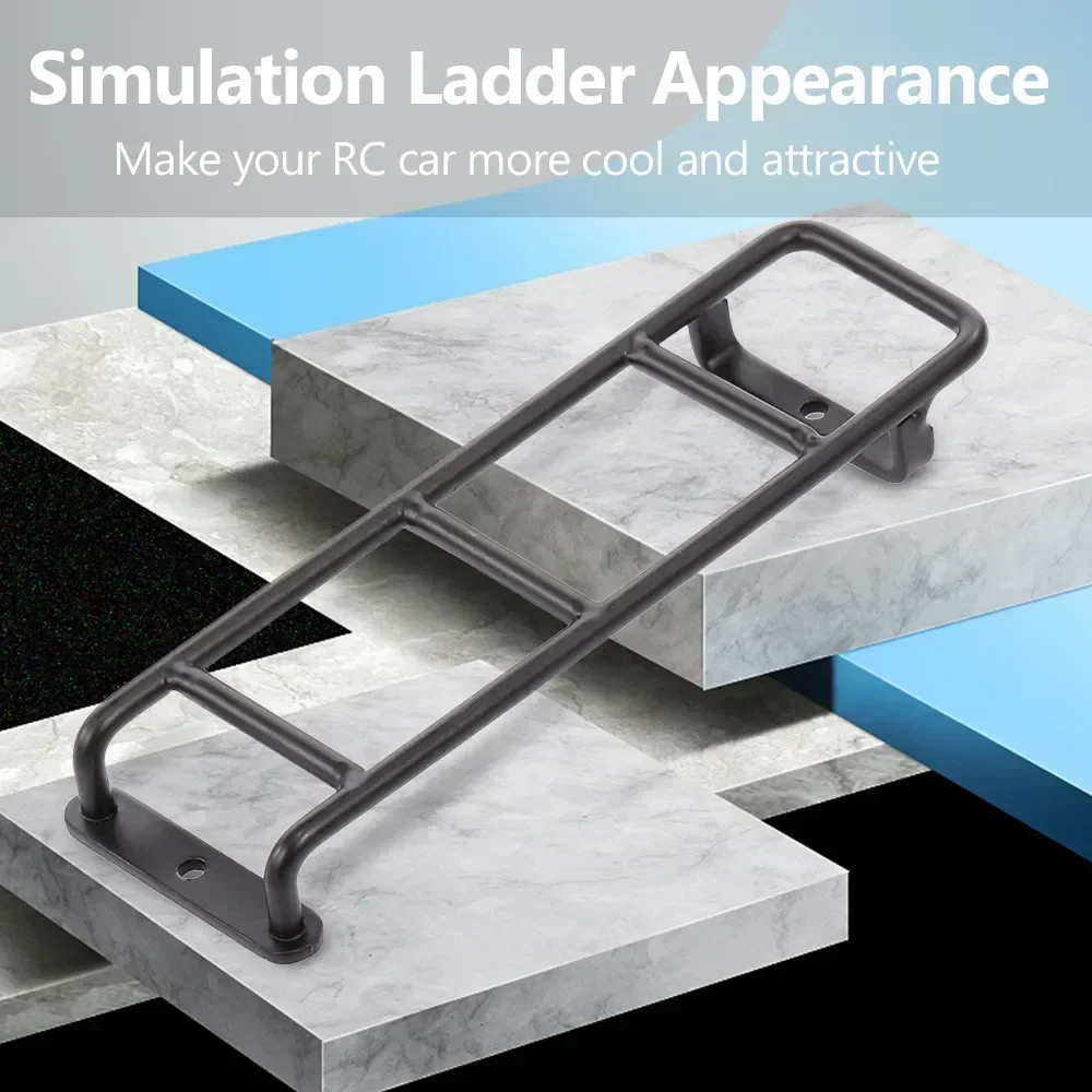 

RC Car Space Parts Stairs Ladder Mini Metal Simulation 3-level Ladder Decorate for Trxs TRX-4 RC Crawler Truck