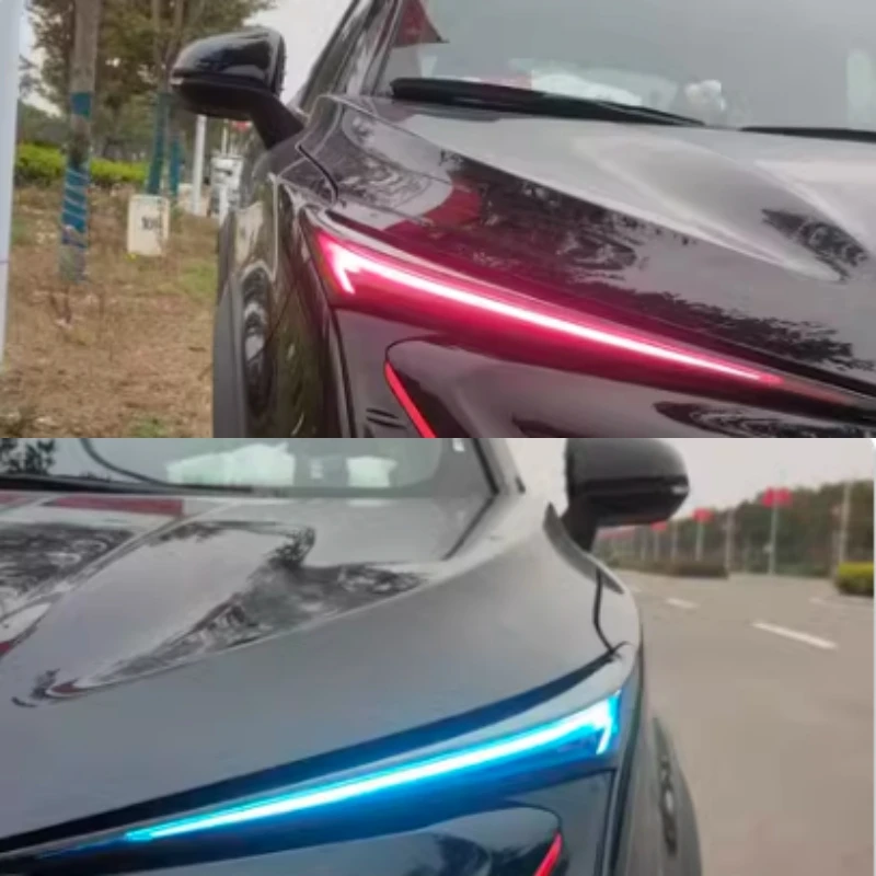 For CHANGAN UNI-T UNIT 2020-2022  Headlamp Cover Color Changing Film Daylight Decorative Strip