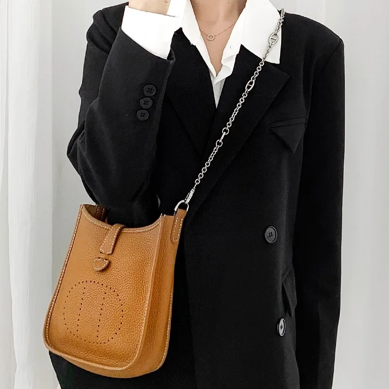 【TOP】Shoulder Strap Chain for Bags Underarm Crossbody Bag Chain Pig Nose Design Direct Home Ironing Bag Accessories
