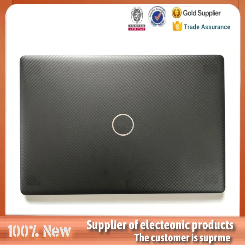 Coque arrière noire pour écran LCD d'ordinateur portable, coque A, Dell Inspiron 15, 3583, 3582, 3580, 3585, 00D9YY, 0D9YY, nouveau