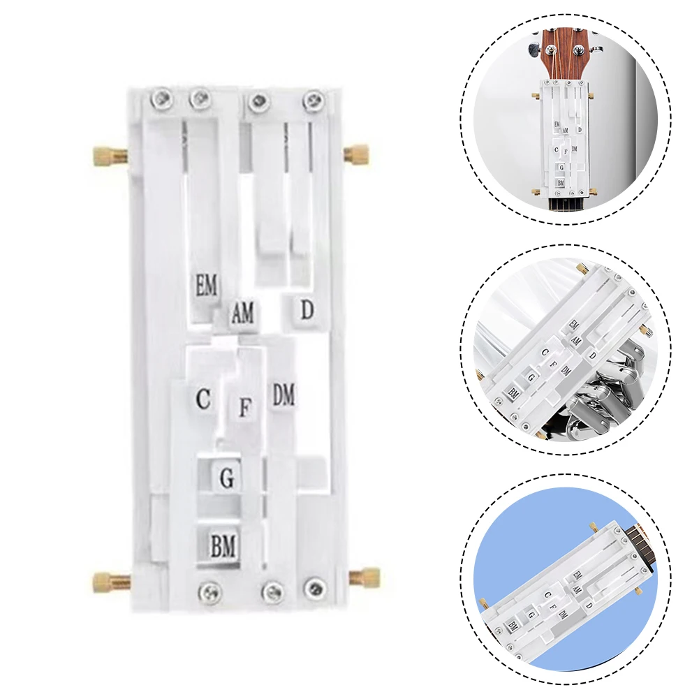 Herramienta de guitarra compacta esencial para principiantes Material ABS resistente adecuado para entusiastas de la música indispensable para guitarristas