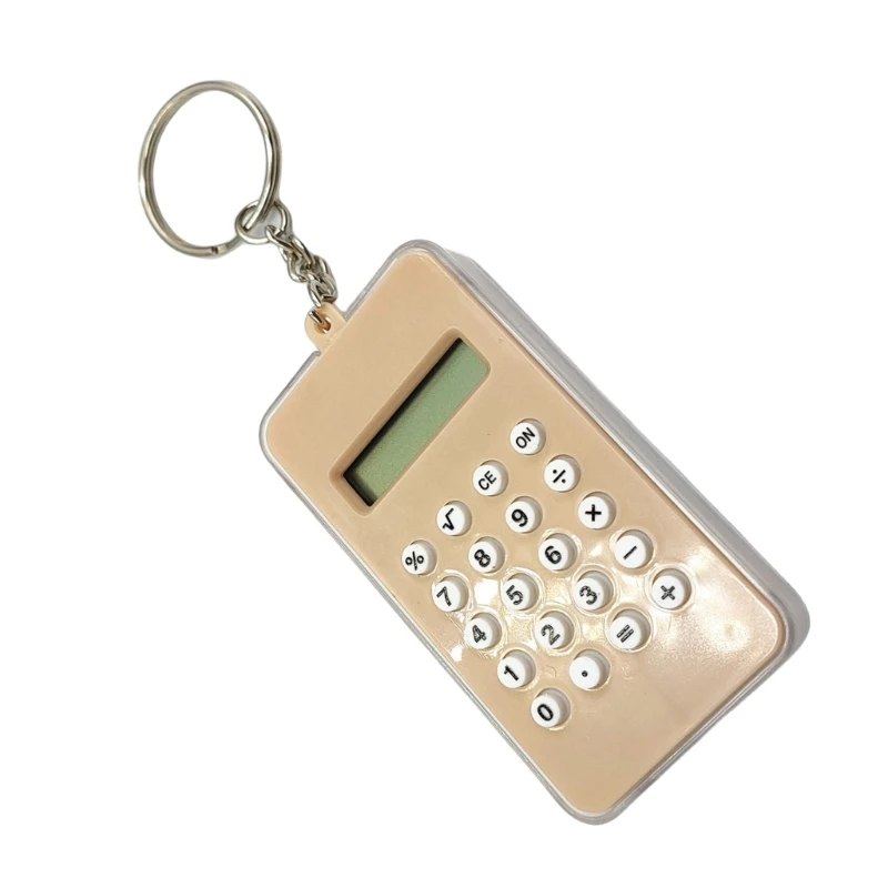 Mini Calculator with Maze, Portable Calculator with Keychain Buckle for Kid Student Birthday Party Favor Gift Bag Filler