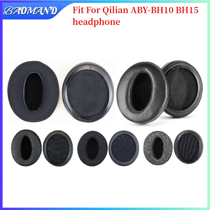 

Replacement Earpads for Qilian ABY-BH10 BH15 Headset Headphones Leather Sleeve Earphone Earmuff