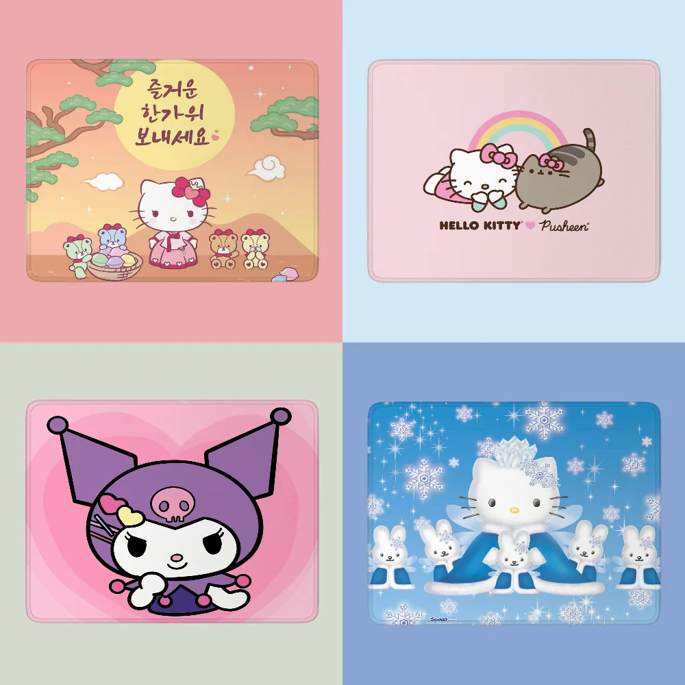 Sanrio Small Mousepad Gamer Hello Kitty Deskmat Cute Mause Pad Mouse Kawaii Computer Offices Gaming Accessories Mausepad Mouspad