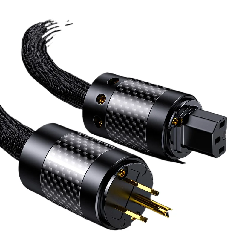 Tanmaster-SE 6N Single Crystal Copper 5 Square CD Preamp Decoding Postamp Audiophile Power Cable