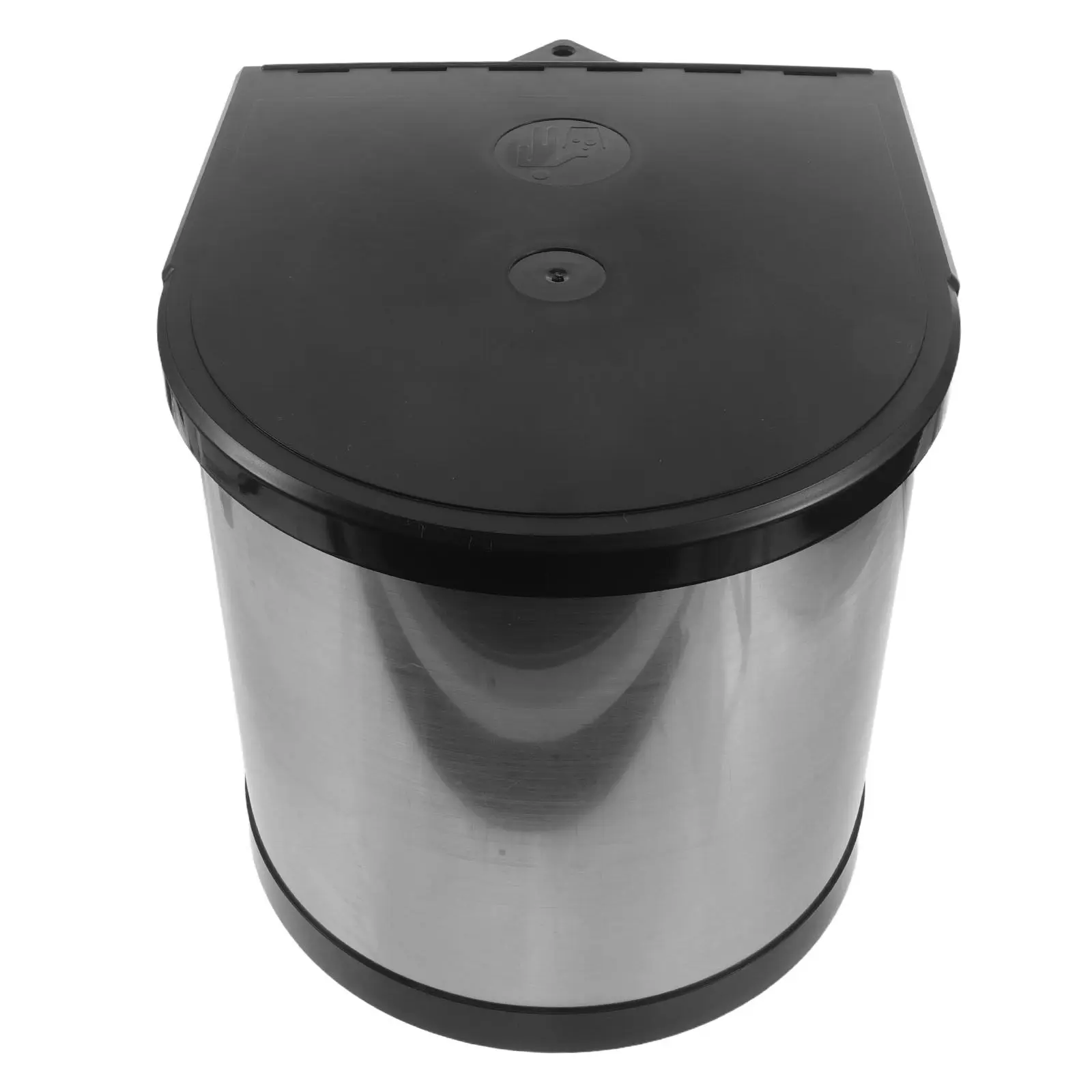 

Cabinet Garbage Can With Lid For Kitchen Sink Built‑in Trash Door Waste Hidden Cabinets Stainless Steel Splash For Home Kitchen