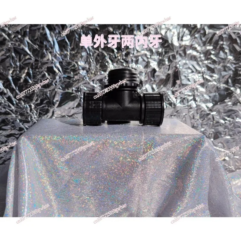 PU Tube 3-Way Connector Tee Joint for Latex Gas Mask Accessories Connection Fitting