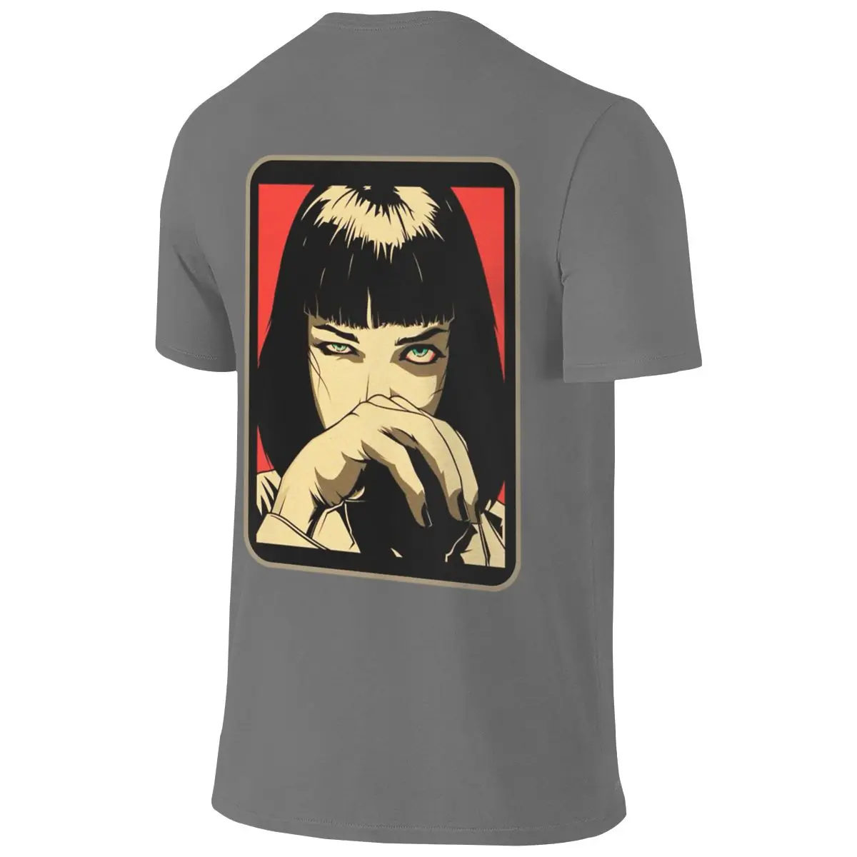 Mia Wallace Pulp Fiction Not Fading Reversible T-shirt Retro Street Youthful Feeling Men's T-shirts