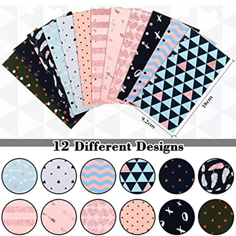 A6 Binder Budget نظام المغلفات النقدية منظم مخطط الميزانية مناسب للمنزل والمكتب والمدرسة والسفر