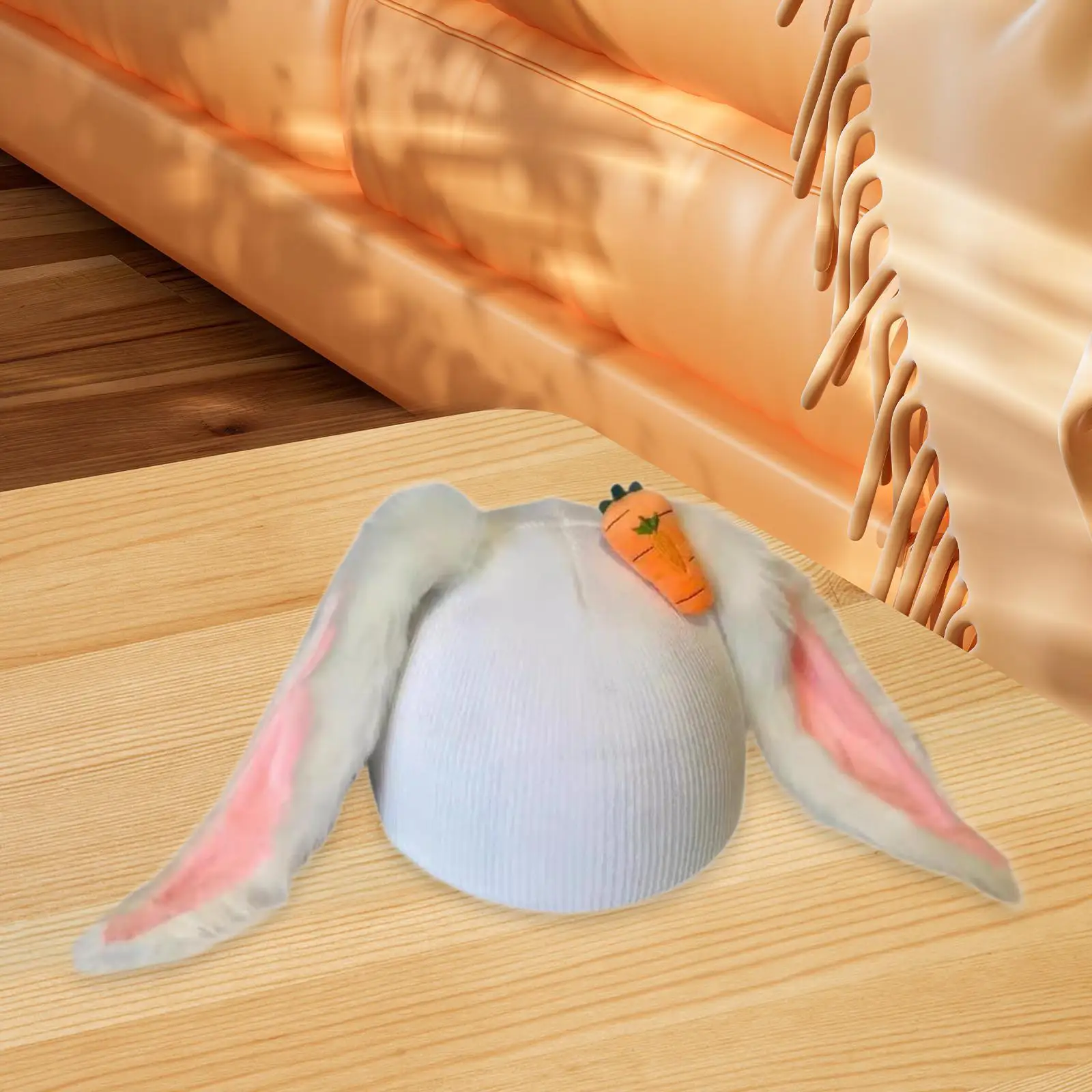 

Чехол для лыжного шлема с заячьими ушками, аксессуары, новинка, забавный, милый, многофункциональный для