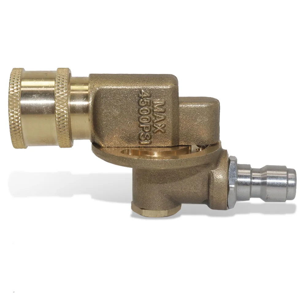 7th/5th Gear 4500 PSI Pivoting Coupler With 1/4