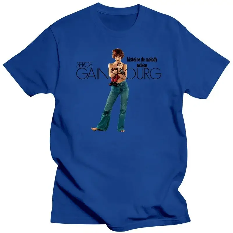 Histoire De Melody Nelson Serge Gainsbourg French Album 1970S Retro T Shirt Mens Clothing  oversized t shirt  graphic t shirts