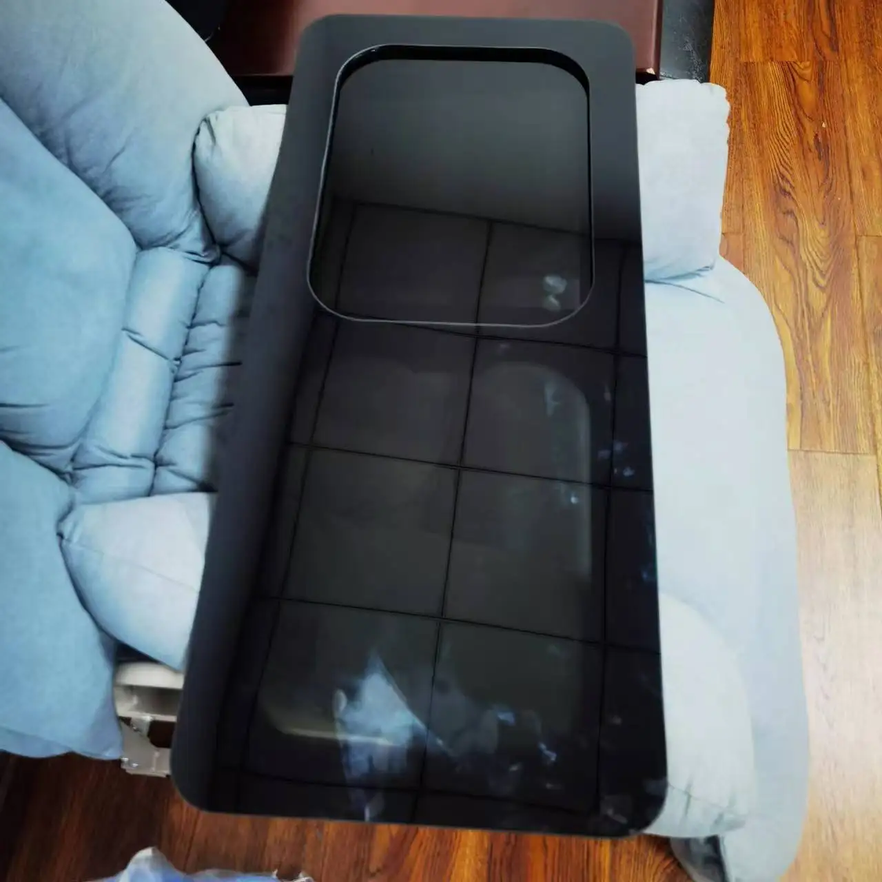 Aluminum Tempered Glass Sliding Window for RV Camper Caravan with Screen and Curtain Included