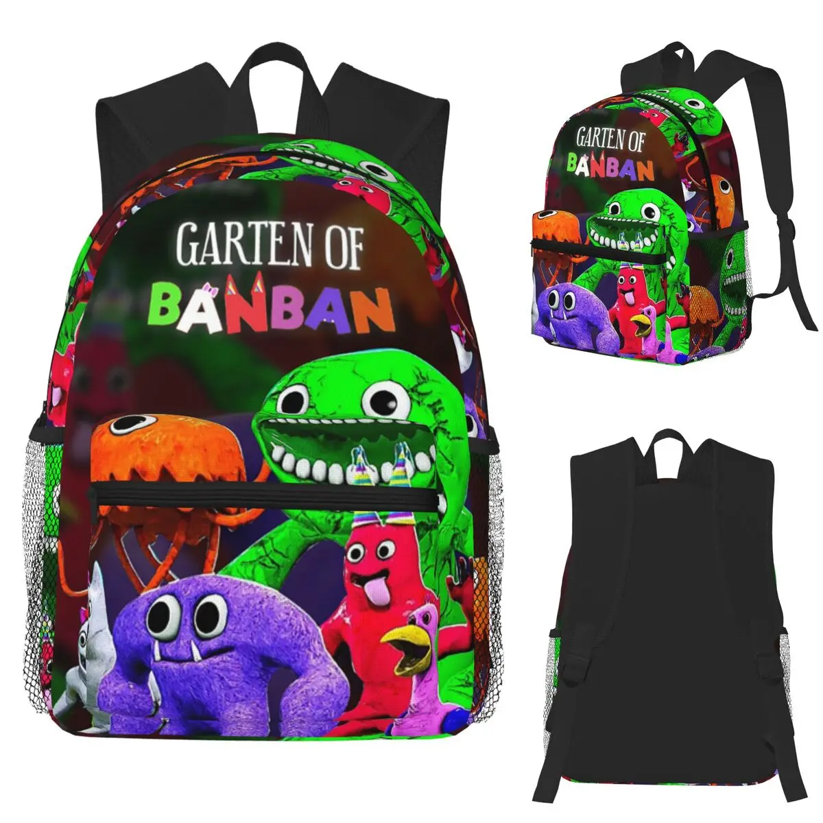 

Mochila Garten Of BanBan, студенческий рюкзак с героями мультфильмов, школьная сумка, походный дорожный рюкзак для мальчиков и девочек, модная сумка для книг, сумки на плечо