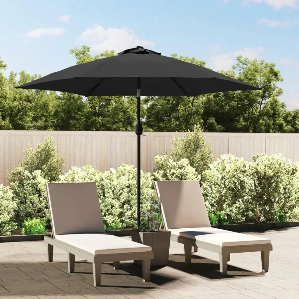 300cm Anthracite Replacement Fabric for outdoor Parasol - Durable Canopy Cover