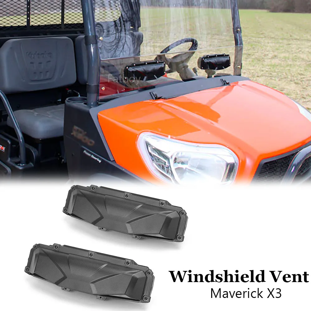 UTV Windshield Roof Vent Install Kit Defrost Defog For Can-am Maverick X3 Trail Sport Compatible With Polaris RZR 800 900 1000S