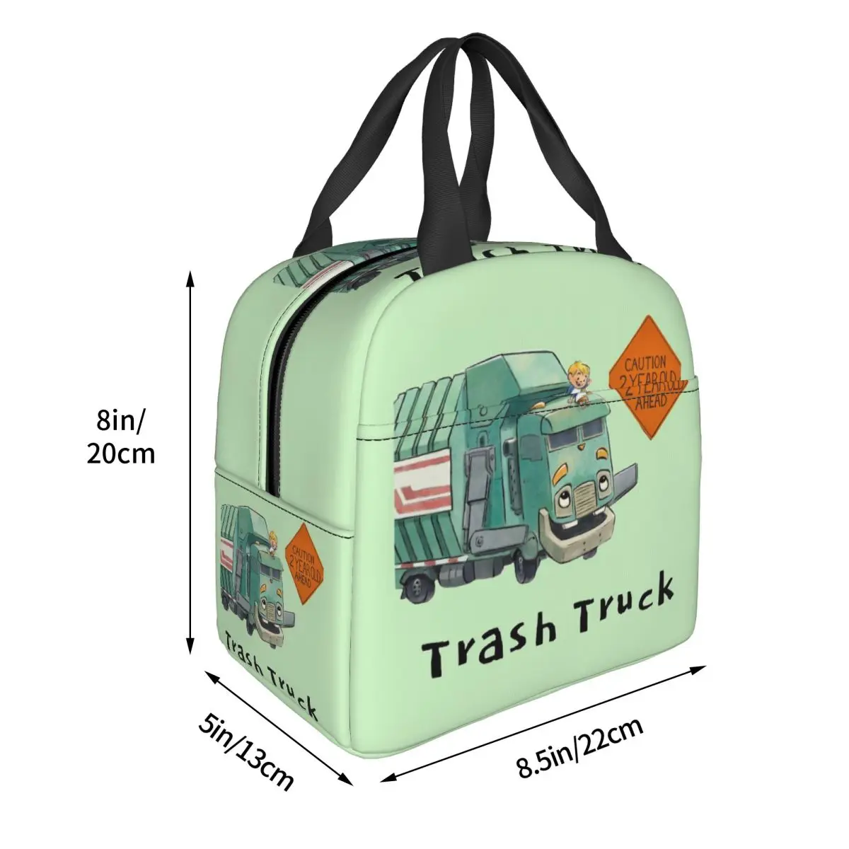 Trash Truck Cartoon Netflix Lunch Bags Insulated Bento Box Lunch Tote Resuable Picnic Bags Thermal Bag for Woman Kids Office