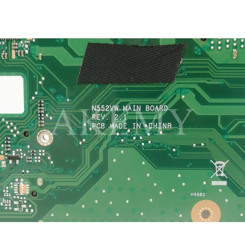 สําหรับ ASUS ประสิทธิภาพสูงเมนบอร์ด N552V แล็ปท็อป N552 N552VW CPU i3 i5 i7 GTX950M 100% ทดสอบ