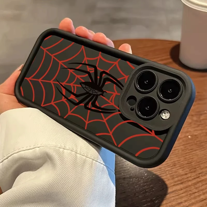 Spider-Man logo Phone Case For Oppo Reno15 Reno14 Reno13 Reno12 Reno11 Reno10 Reno8 Reno7 T F Pro Plus 4G 5G Soft TPU Back Cover