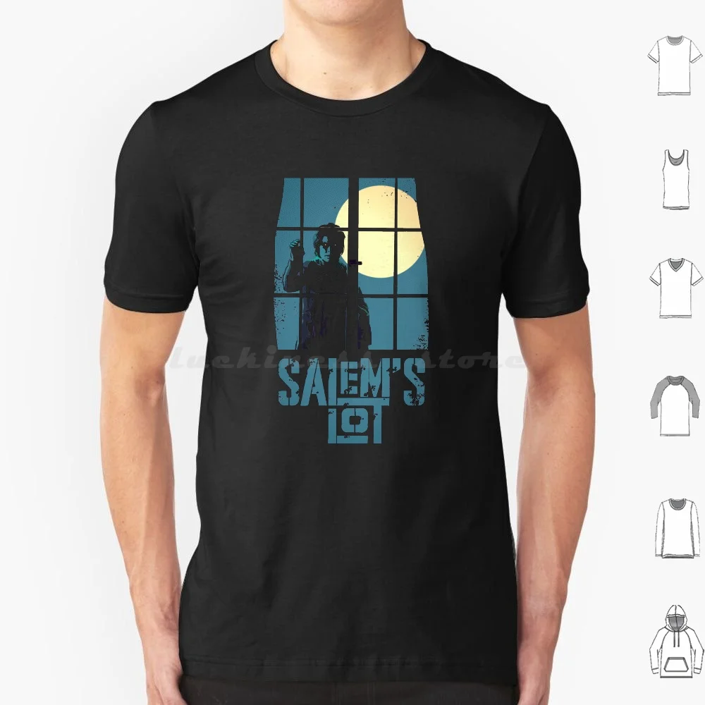 Lote de Salem-Camiseta Stephen King 6xl, camiseta fresca de algodón, lote de Salems, Stephen King, vampiros de terror, gótico, Retro, años 70, Maine Salem
