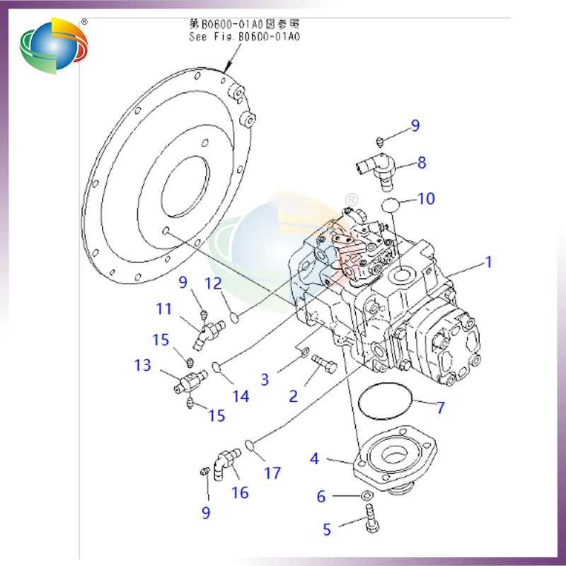 

708-1S-00212KT 708-1S-00212 7081S00212 GEAR PUMP SEAL KIT FOR KOMATSU EXCAVATOR PC28UU-3 PC27MRX-1 PC27MR-1