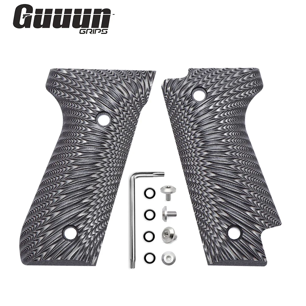 Guuun G10 Grips for Beretta 92S, Sunburst Texture