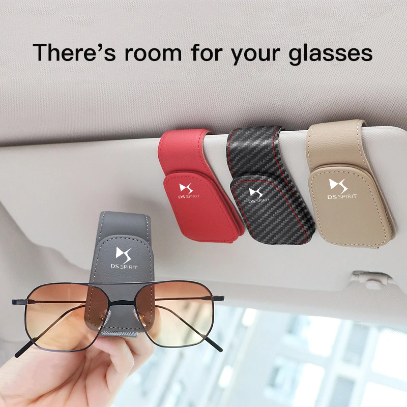 Car sunshade glasses clip card ticket clip accessories For DS DS4S DS5 5LS DS3 DS4 DS6 DS7 DS9 WILD RUBIS SPIRIT E-Tense