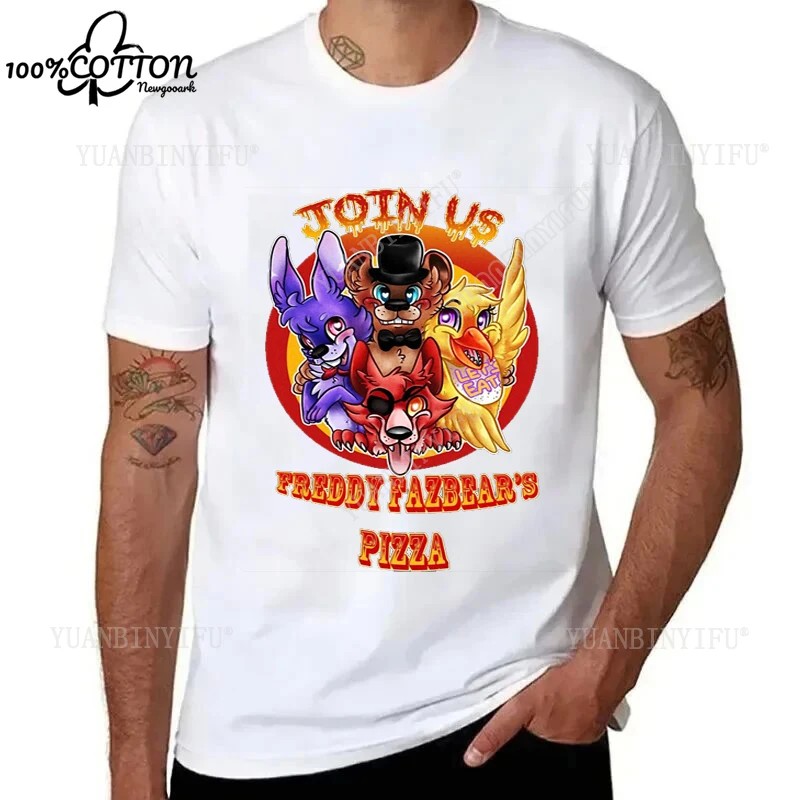 New Listing Fashion Fnaf 2 Animatronics T Shirt Cotton Unisex Shirt Print Cool Tee Five Nights A Street Fashion Harajuku view 6