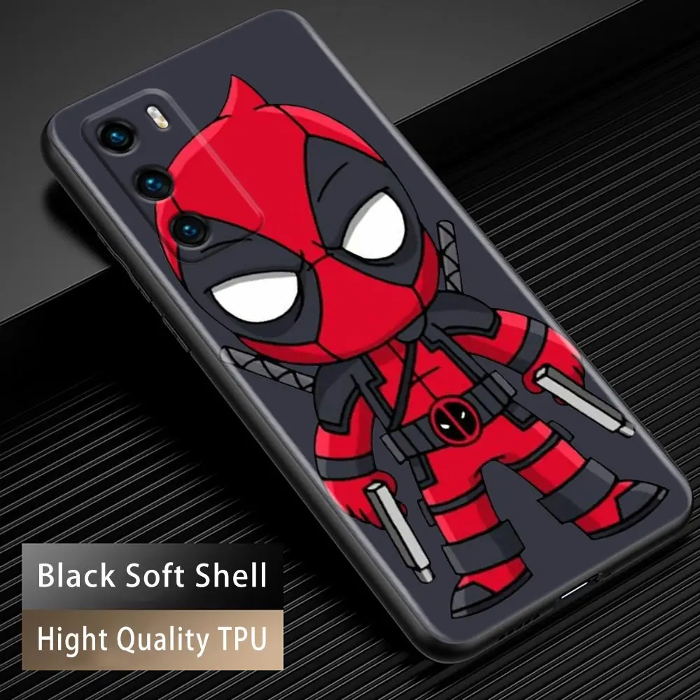 Marvel P30Lite Case For Huawei P30 P40 10 Lite P20 P50 Pro PSmart Z 2020 Soft Funda Case Cover Iron Man Groot Spiderman Avengers