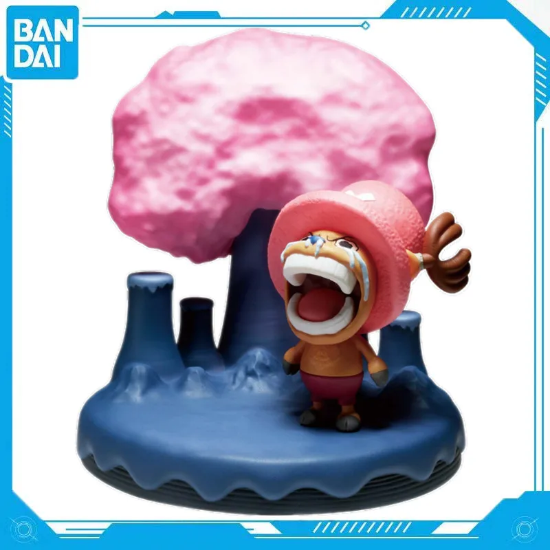 Bandai Genuine Anime One Piece WCF Tony Tony Chopper Storyline Renren Fruit Figure Model 7cm PVC Toy Gift Doll Collectibles