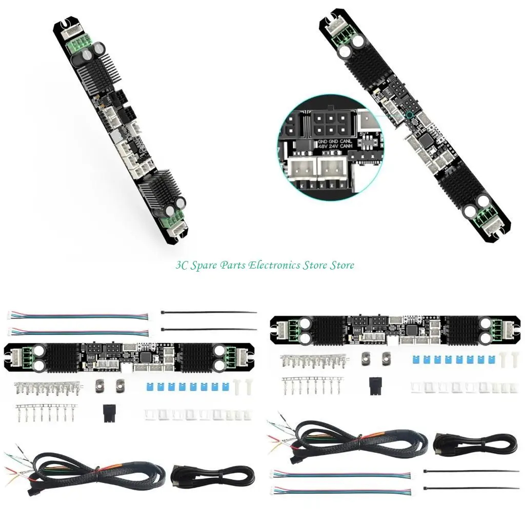 

SZ PRINTER Плата управления PITB v2.0 RP2040 Плата расширения двигателя с CAN TMC5160