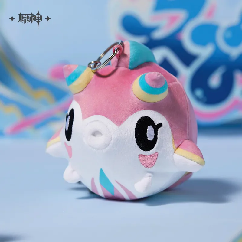 

[Genuine] miHoYo Official Genshin Impact Freshwater Dolphin Pendant Anime Key buckle Cosplay Cute keychain DIY Birthday Gifts ﻿