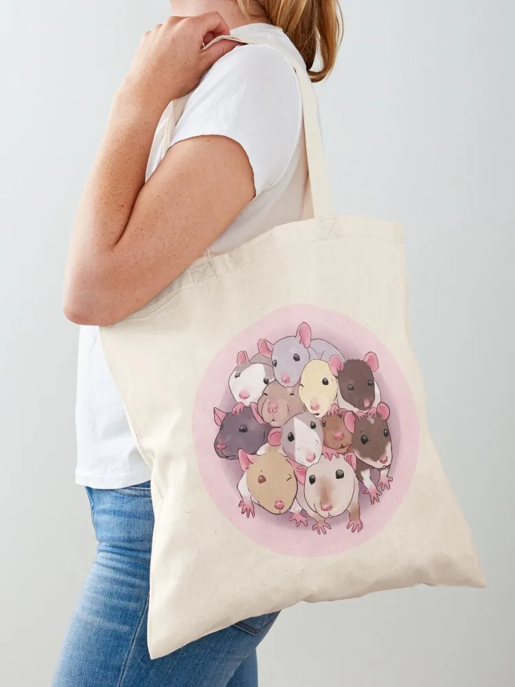 

Rat Pile Tote Bag hand bag ladies cute tote bag ecological bags Cloth
